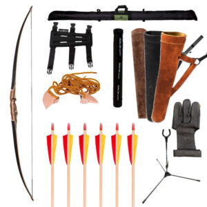 Producto: Kit de Arco Completo Longbow “Black Hawk” 68” RH